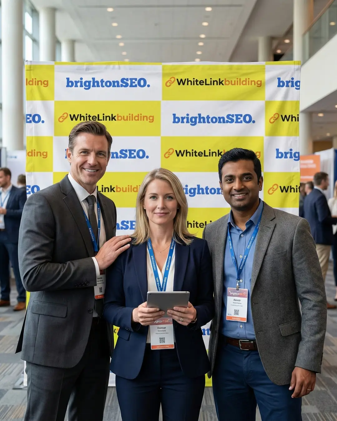 Our team sponsoring and attending an SEO industry conference